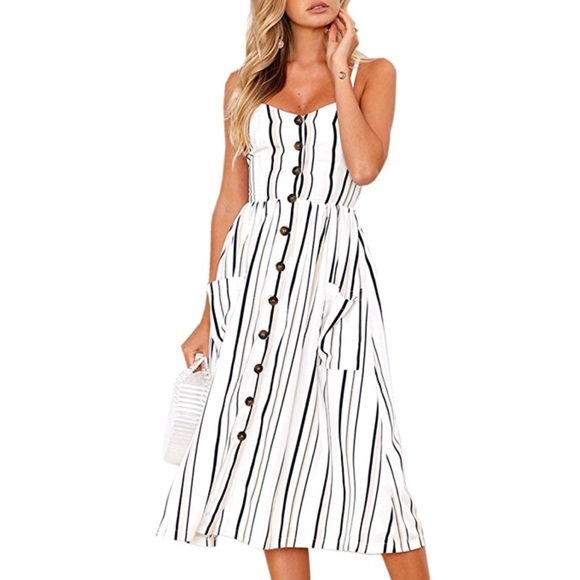 Spaghetti Strap Bohemian Dress